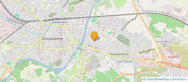 localisation de l'entreprise SCI ARTHUR à CARCASSONNE