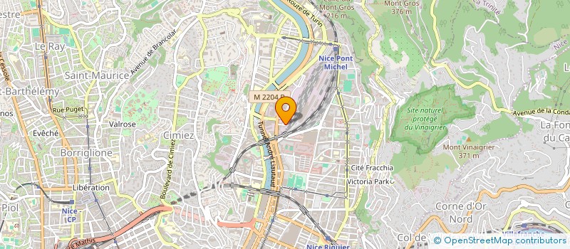 localisation de l'entreprise SCI ARTHUR à NICE