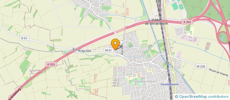 localisation de l'entreprise SCI ARTHUR  VENDENHEIM