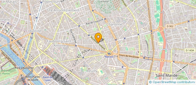 localisation de l'entreprise SCI ARTHUR  PARIS