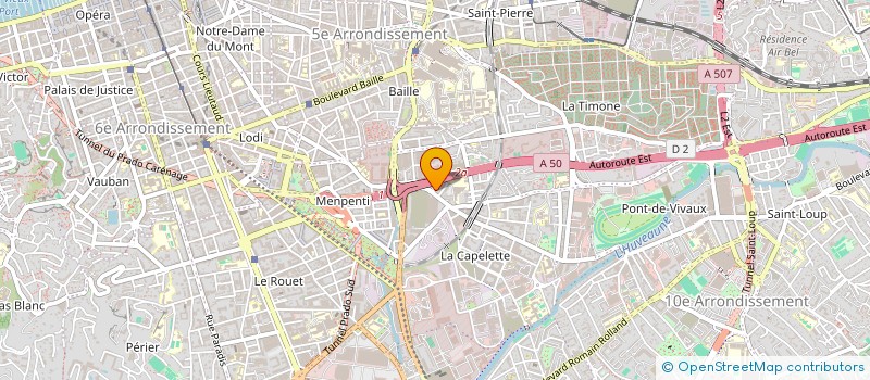 localisation de l'entreprise SCI ARTHUR à MARSEILLE