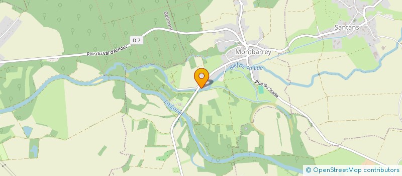 localisation de l'entreprise SCI ARTHUR  MONTBARREY