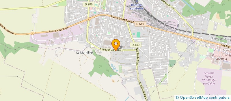 localisation de l'entreprise SCI ARTHUR  ROMILLY-SUR-SEINE