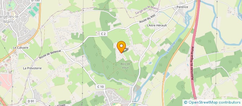 localisation de l'entreprise SCI ARTHUR  YVRE-L'EVEQUE