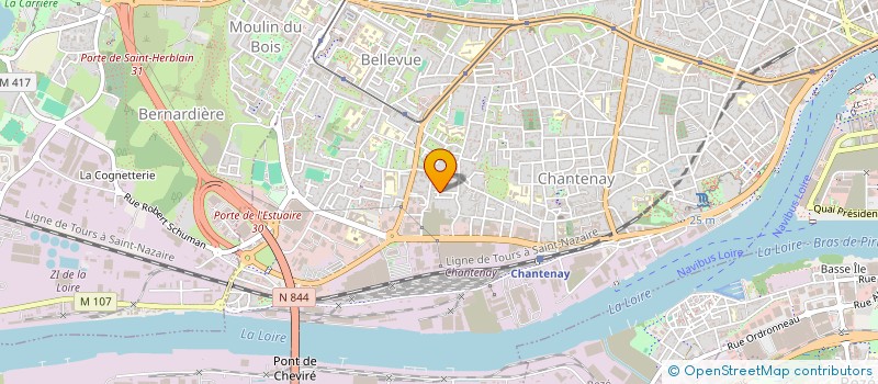 localisation de l'entreprise SCI ARTHUR BENOIT à NANTES