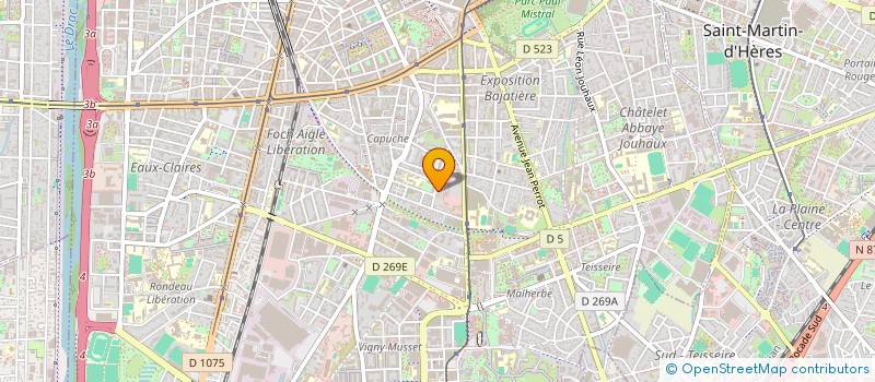 localisation de l'entreprise SCI ARTHUR BORDIER  GRENOBLE