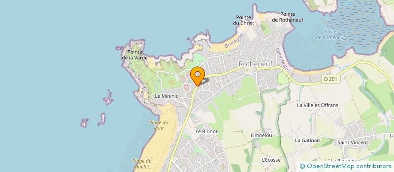 localisation de l'entreprise SCI ARTHUR ET RAPHAEL  SAINT-MALO