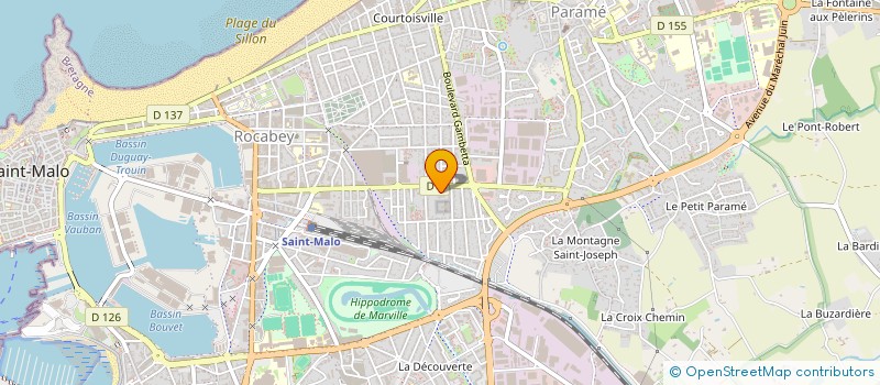 localisation de l'entreprise SCI ARTHURINE 1 à SAINT-MALO