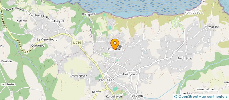 localisation de l'entreprise SCI ARTHURM  PLOUEZEC