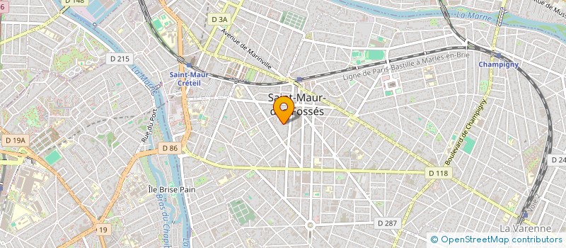 localisation de l'entreprise SCI ARTHUS à SAINT-MAUR-DES-FOSSES