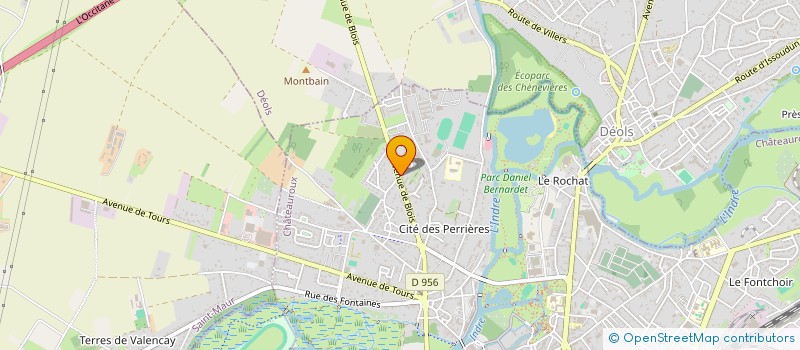 localisation de l'entreprise SCI ARTI SERVICES à CHATEAUROUX