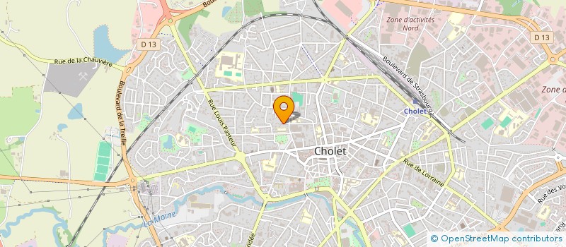 localisation de l'entreprise SCI ARTIBOIS à CHOLET