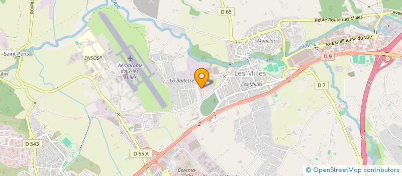 localisation de l'entreprise SCI ARTIBOX B LES MILLES  AIX-EN-PROVENCE