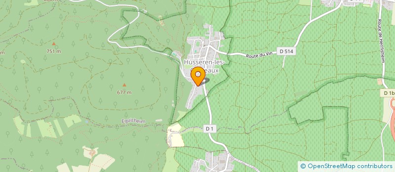 localisation de l'entreprise SCI ARTICOM  HUSSEREN-LES-CHATEAUX