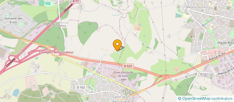 localisation de l'entreprise SCI ARTIDYNAM  SAINT-LEGER-DE-LINIERES