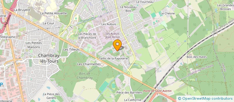 localisation de l'entreprise SCI ARTIGNY DUPLEX  CHAMBRAY-LES-TOURS