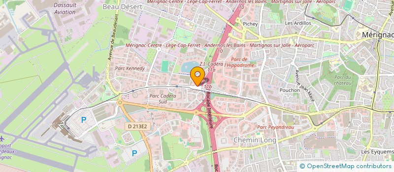 localisation de l'entreprise SCI ARTIGUES  MERIGNAC