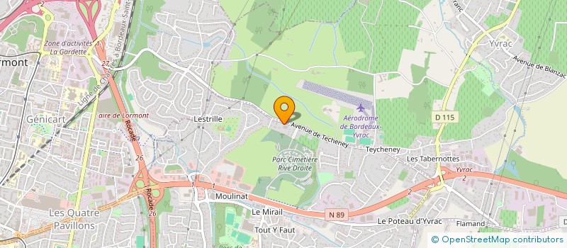 localisation de l'entreprise SCI ARTIGUES TECHENEY 97  ARTIGUES-PRES-BORDEAUX