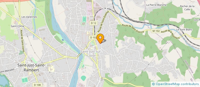 localisation de l'entreprise SCI ARTILOC  SAINT-JUST-SAINT-RAMBERT