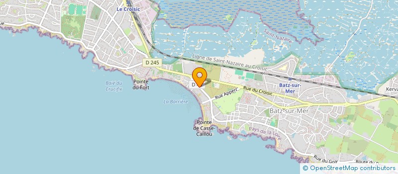 localisation de l'entreprise SCI ARTIS  BATZ-SUR-MER