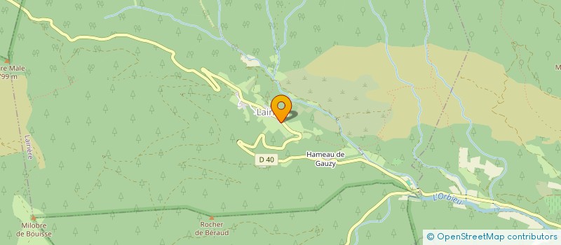 localisation de l'entreprise SCI ARTISANAT ET TRADITION  LAROQUE DE FA