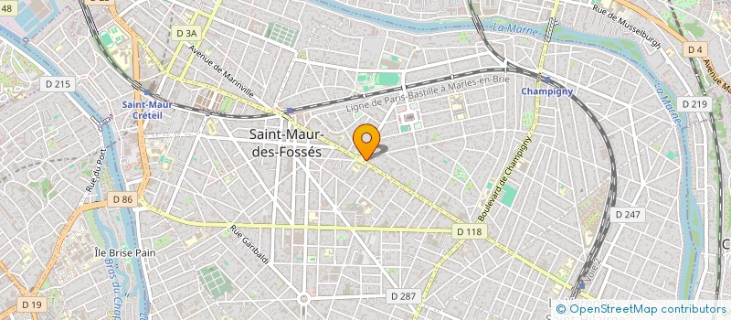 localisation de l'entreprise SCI ARTIX à SAINT-MAUR-DES-FOSSES