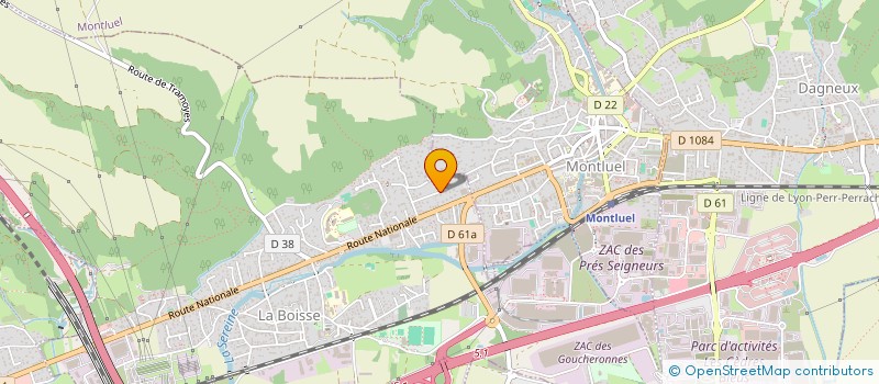 localisation de l'entreprise SCI ARTJSF & ASSOCIES  LA BOISSE