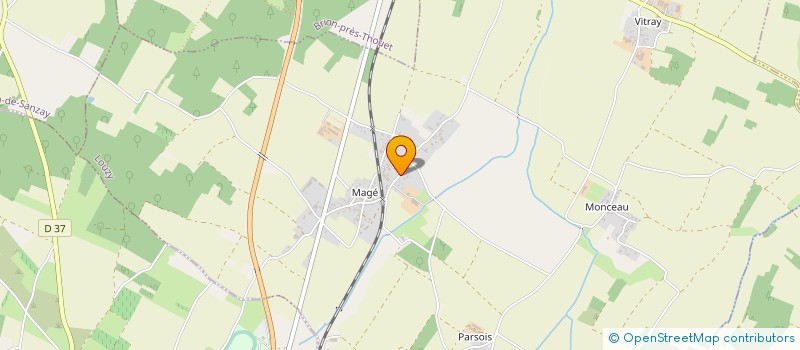 localisation de l'entreprise SCI ARTLAND  LOUZY