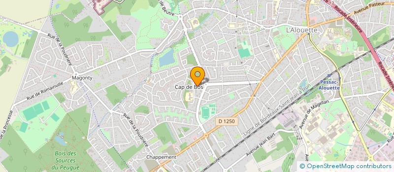 localisation de l'entreprise SCI ARTOIS 14  PESSAC