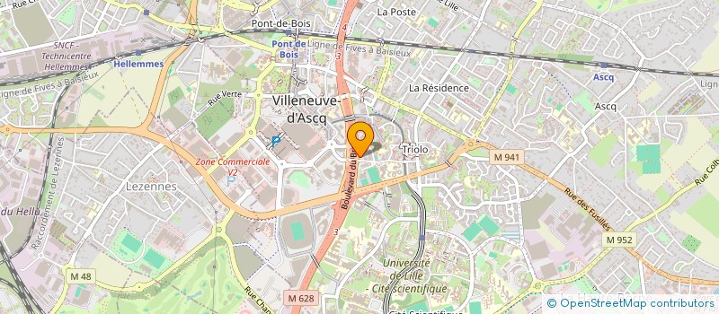 localisation de l'entreprise SCI ARTOIS à VILLENEUVE-D'ASCQ