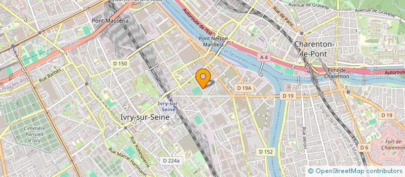 localisation de l'entreprise SCI ARTOIS à IVRY-SUR-SEINE
