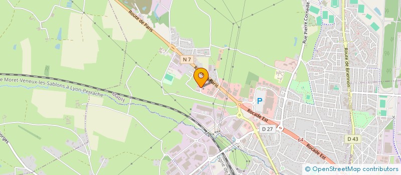 localisation de l'entreprise SCI ARTOITURE  MABLY