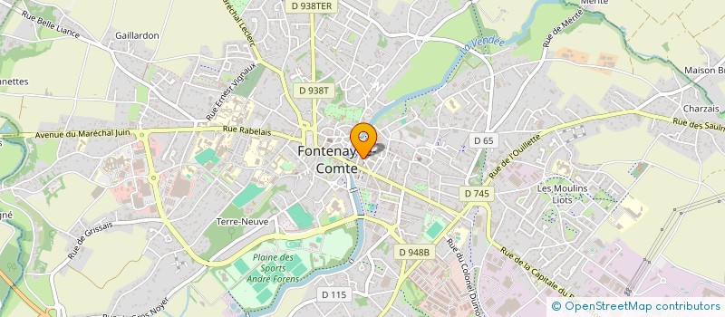 localisation de l'entreprise SCI ARTOR  FONTENAY-LE-COMTE