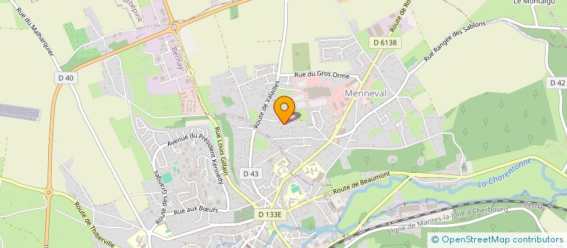 localisation de l'entreprise SCI ARTORIAS  MENNEVAL