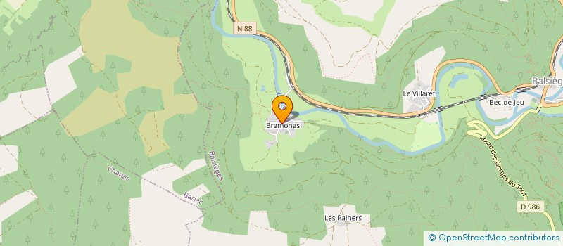 localisation de l'entreprise SCI ARTOS AETERNUM  BALSIEGES