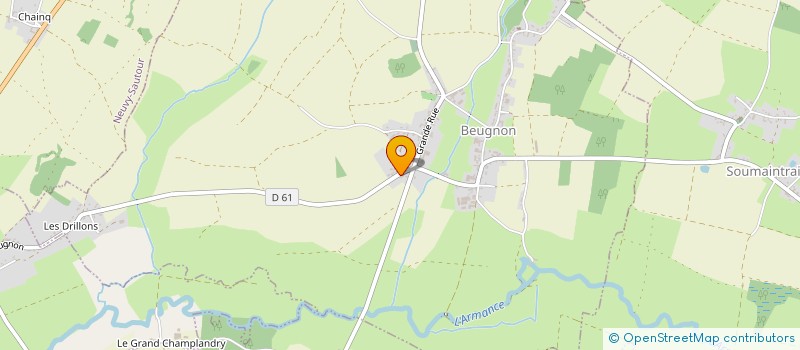 localisation de l'entreprise SCI ARTOUAN  BEUGNON