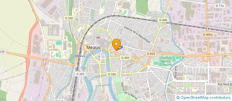 localisation de l'entreprise SCI ARTOUSTE à MEAUX