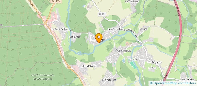 localisation de l'entreprise SCI ARTRIBAT à CEYZERIAT
