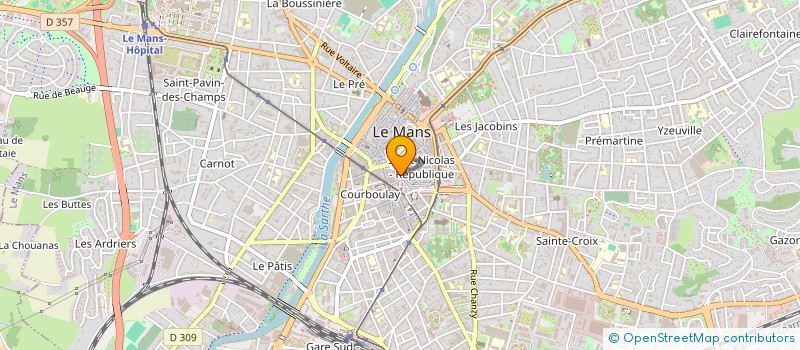 localisation de l'entreprise SCI ARTS  LE MANS