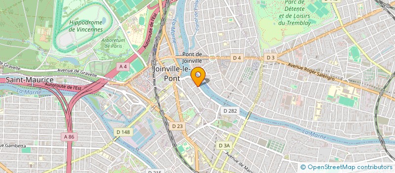 localisation de l'entreprise SCI ARTS DECOR à JOINVILLE-LE-PONT