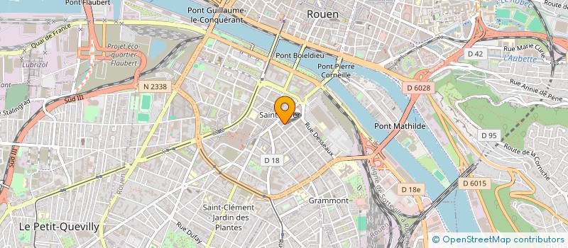 localisation de l'entreprise SCI ARTS REUNIS à ROUEN