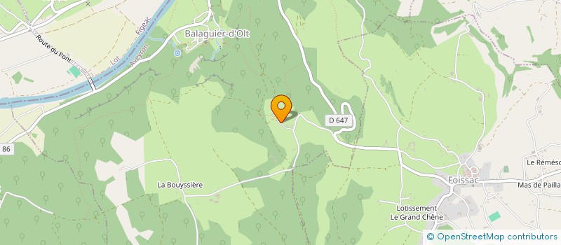 localisation de l'entreprise SCI ARTUSI BOURILLON  BALAGUIER-D OLT