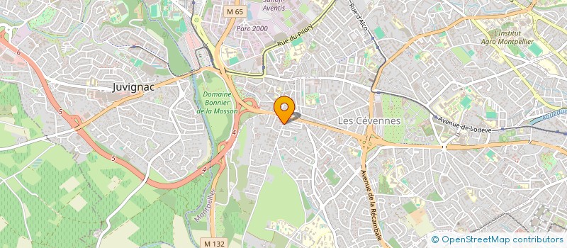 localisation de l'entreprise SCI ARTY-VAILHE à MONTPELLIER