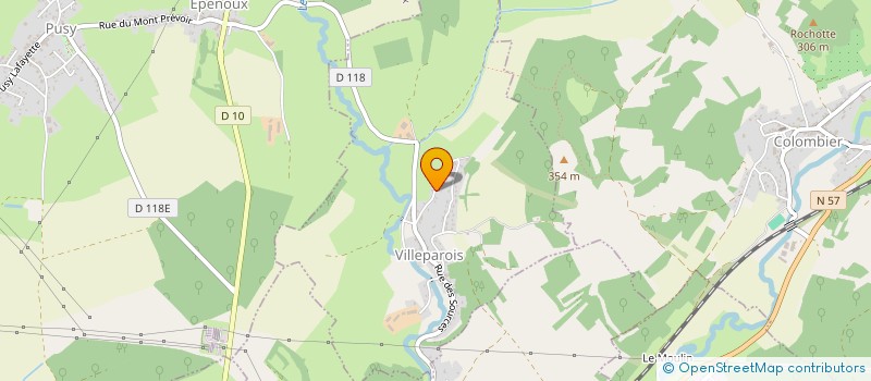 localisation de l'entreprise SCI ARTYPO  VILLEPAROIS