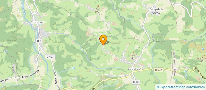 localisation de l'entreprise SCI ARTYSS  LOUCRUP