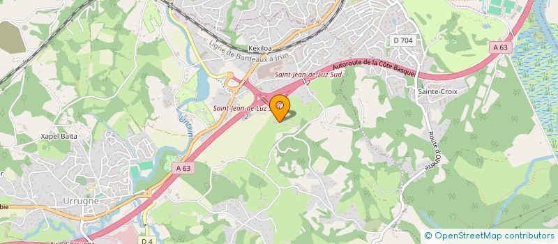 localisation de l'entreprise SCI ARTZAIN  URRUGNE