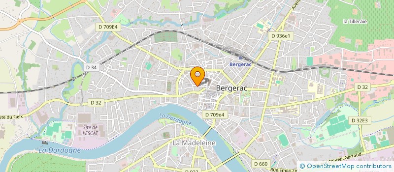localisation de l'entreprise SCI ARUM à BERGERAC