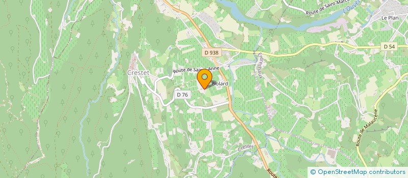 localisation de l'entreprise SCI ARUM  CRESTET