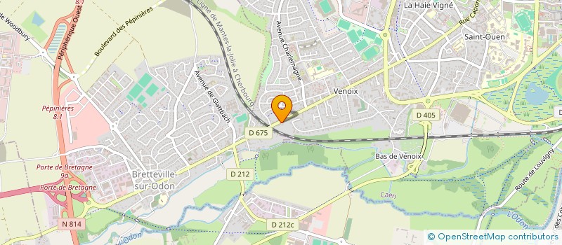 localisation de l'entreprise SCI ARUM  CAEN
