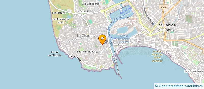 localisation de l'entreprise SCI ARUNDEL à LES SABLES D'OLONNE